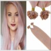Pink Hair Extensions Keratin Nail Tip Extensions img-min
