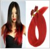 Red Color U Tip Hair Extensions img-min