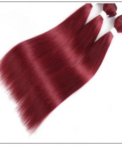 burgundy bundles with frontal 4