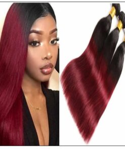 burgundy ombre weave img-min