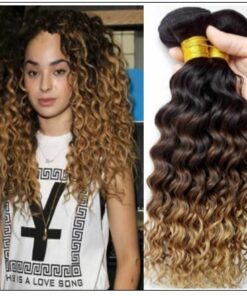 ombre wavy hair weave img
