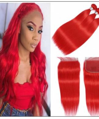 red brazilian bundles with closure img