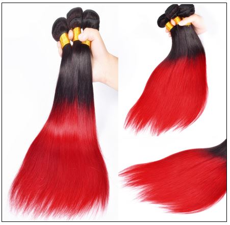 red ombre weave 2