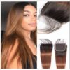 2 Tone Ombre Brown Brazilian Human Hair 3 Bundles With Closure img-min