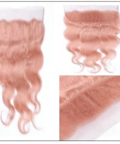 Rose Gold Body Wave With Lace Frontal 3-min