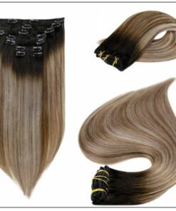 Balayage Clip in Hair Extensions 2