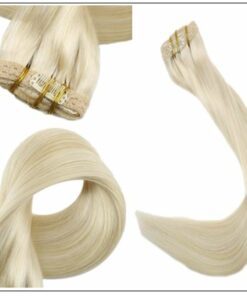 Blonde Clip in Hair Extensions 3