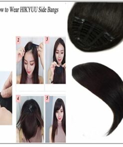 Clip In Side Bangs Human Hair Extensions 2-min