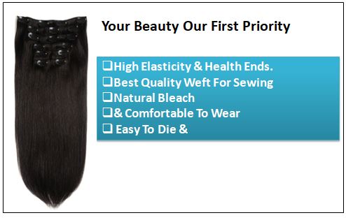 Clip in human hair extensions (3) Clip in human hair extensions (3)