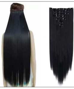 Clips in hair extensions for Natural black hair (1)