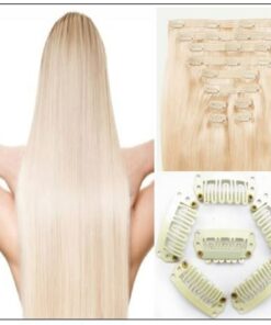 Natural Ash Blonde Hair Extensions 2-min