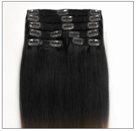 Ombre Human Hair Extensions Clip In 3-min