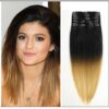Ombre Human Hair Extensions Clip In img-min