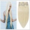 Platinum Blonde Clip in Hair Extensions img-min