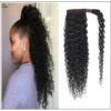 Human Hair Curly Ponytail Hair Extensions