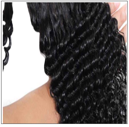 Human Hair Curly Ponytail Hair Extensions (2)