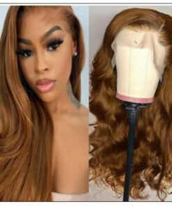 13×4 Brown Body Wave Wig Hair Extensions img