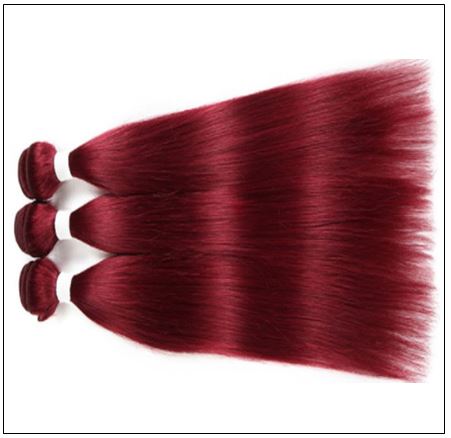 Burgundy Frontal Sew in Hair Extensions (3)