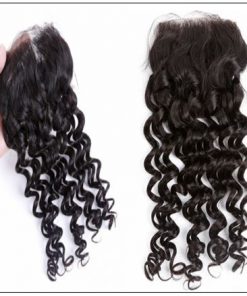 Deep Wave Side Part Sew in Hair Extensions (3)