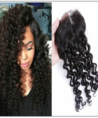 Deep Wave Side Part Sew in Hair Extensions (6)