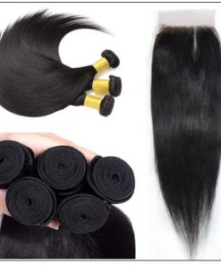 Side Part Straight Sew in Hair Extensions (3)