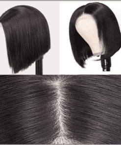 10 inch Bob wig 3