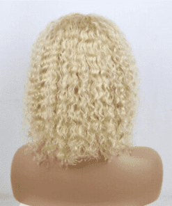 Blonde Curly bob wig 2