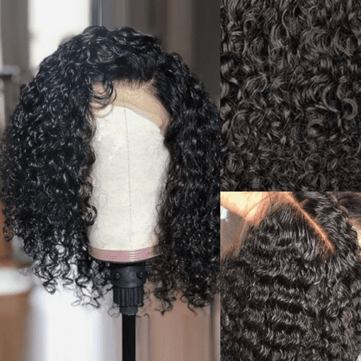 Curly Bob Black Hair-Wig3