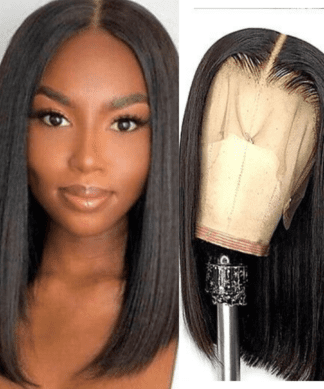 Long Layered Bob Straight Hair-Wig1