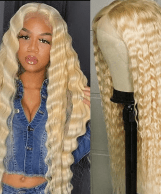 long blonde curly wig1