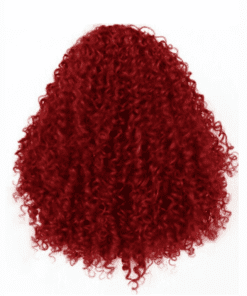 red curly lace front wig4