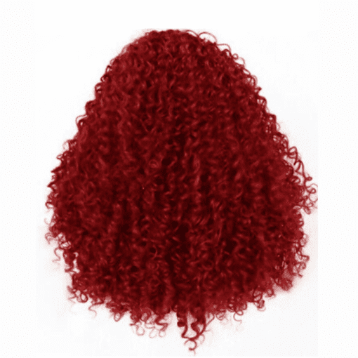 red curly lace front wig4