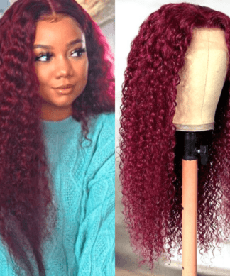 red curly wig long1