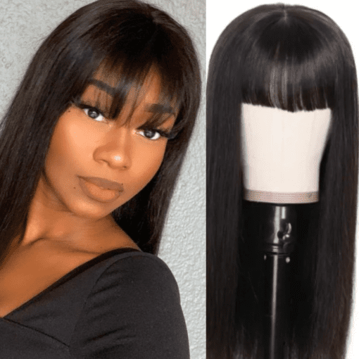 straight layered hair with curtain bangs1