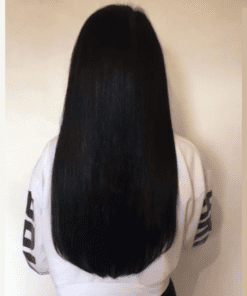 straight layered hair with curtain bangs4