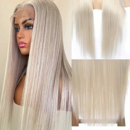 Ash Blonde wig long3