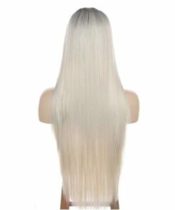 Ash Blonde wig long4