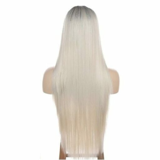 Ash Blonde wig long4