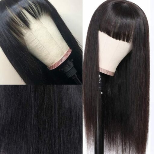 Black wig with bangs3