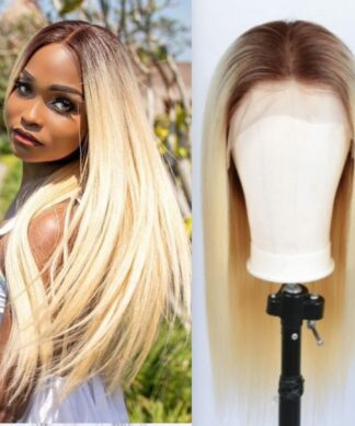 Blonde ombre wig 1