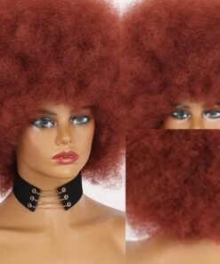 Ginger Afro wig kinky curly3