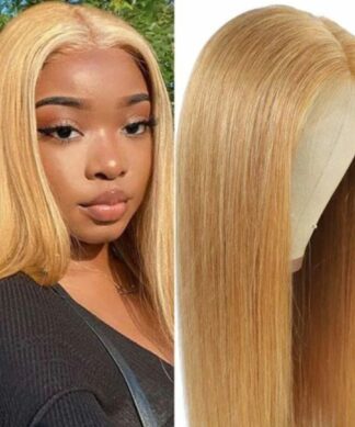 Honey Blonde Lace Front Wig-straight 1