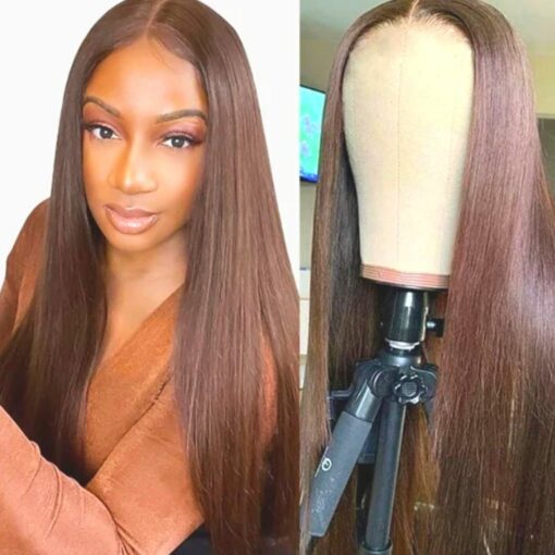 LightBrown Wig-Long Straight1