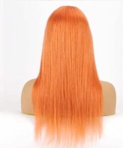 Orange Wig Long Straight 3