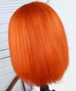 Orange bob wig_front lace4