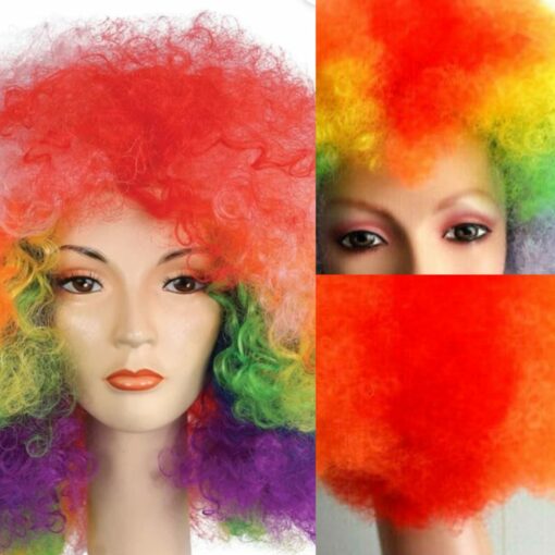 Rainbow Afro wig-kinky curly3