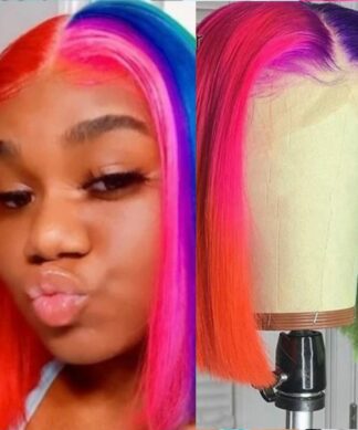 Rainbow Bob Wig1