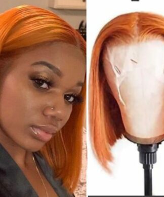 Short ginger wig-straight 1