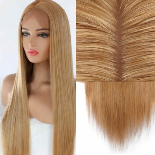 Strawberry Blonde Wig Long Straight 2