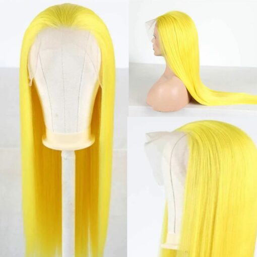 Yellow Wig-Long Straight 3